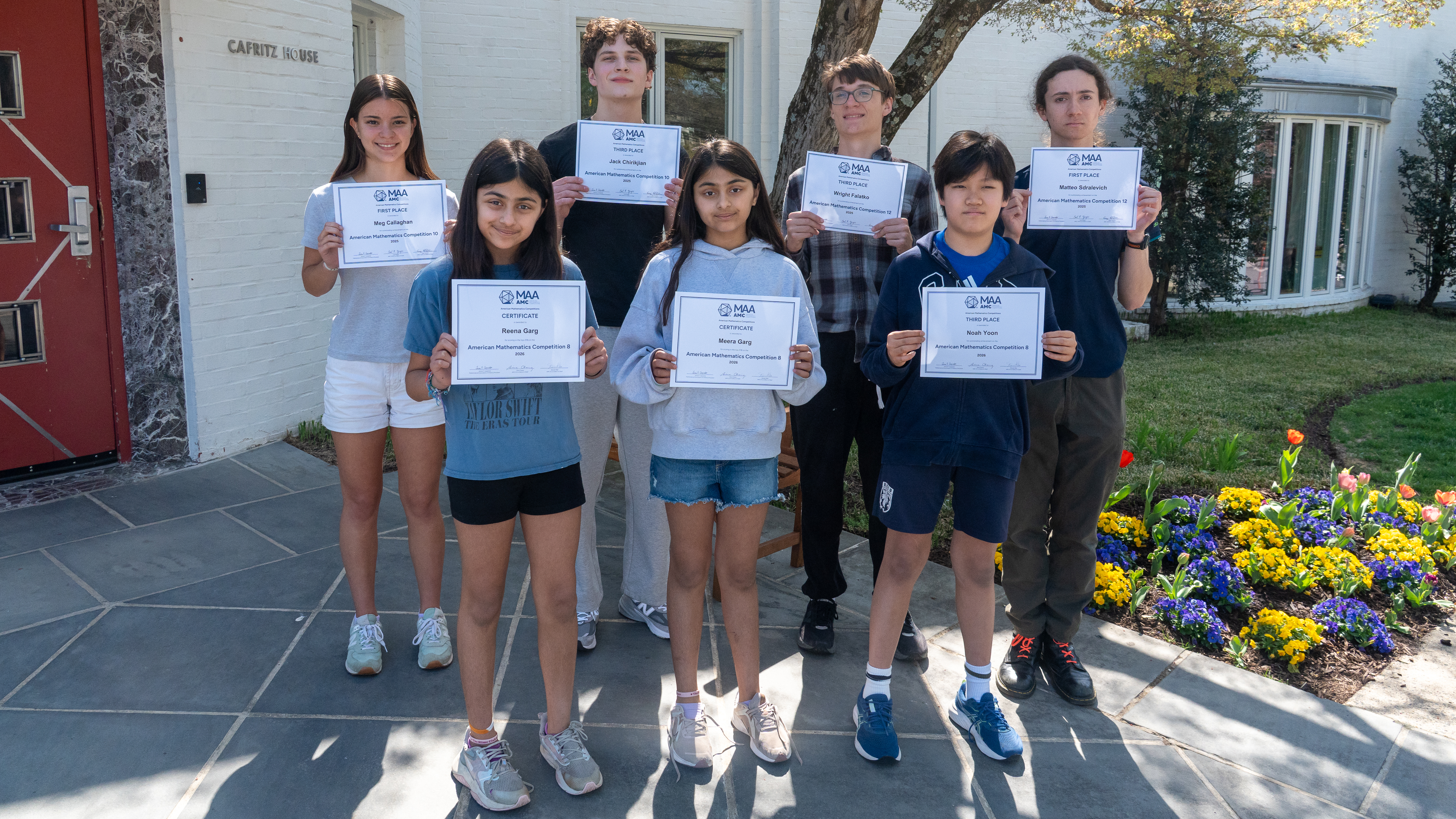 Students Place in American Mathematics Competitions