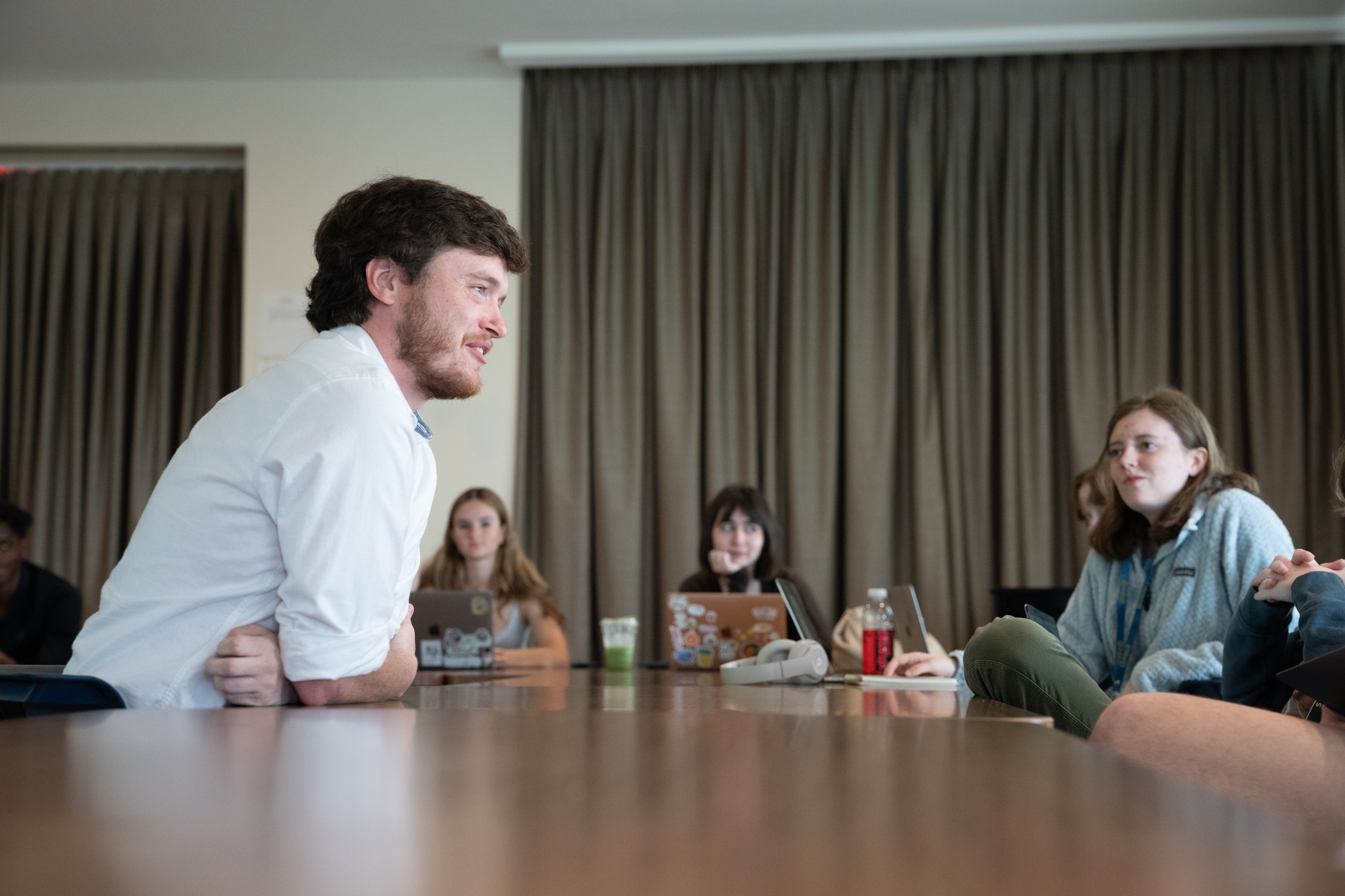 photo of teacher with a student